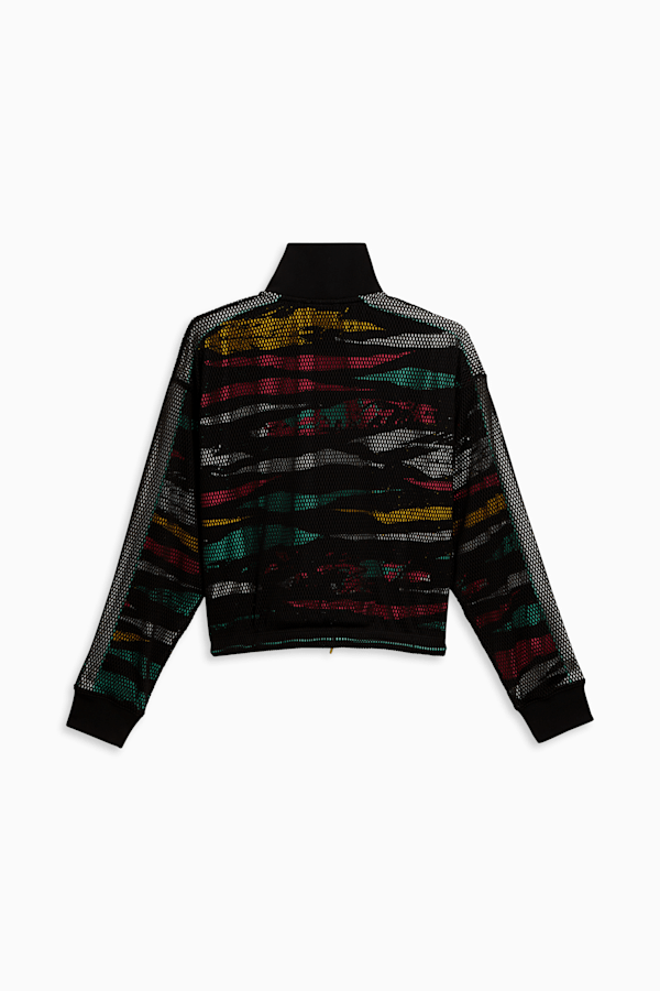WAL Mas Camp T7 AOP Women's Jacket, PUMA Black-AOP, extralarge
