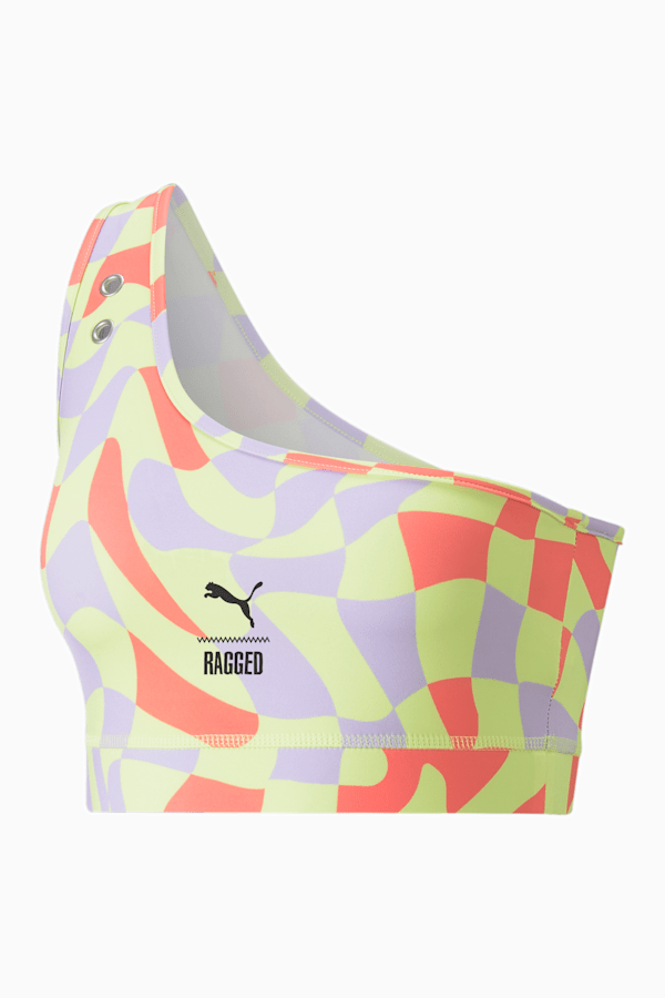 PUMA x THE RAGGED PRIEST Printed Crop Top Women, Lily Pad-AOP, extralarge-GBR