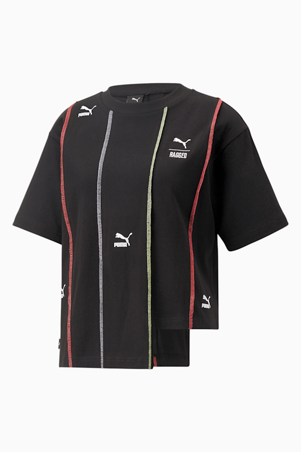 PUMA x THE RAGGED PRIEST Women's Tee, PUMA Black, extralarge