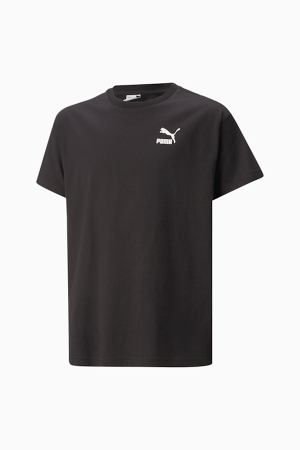 Classics Relaxed Tee Youth, PUMA Black, extralarge