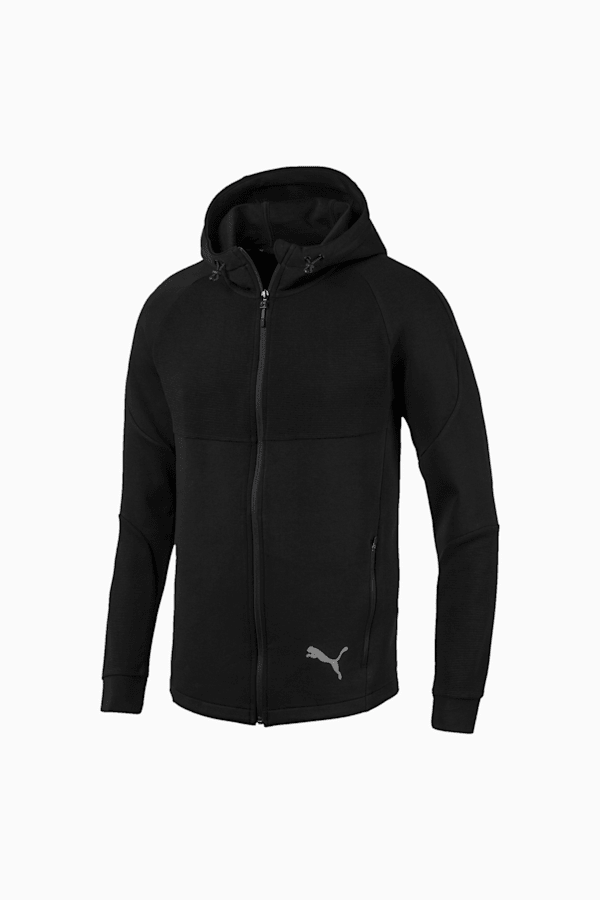 Man Signature Bungee Hem Oversized Hoodie