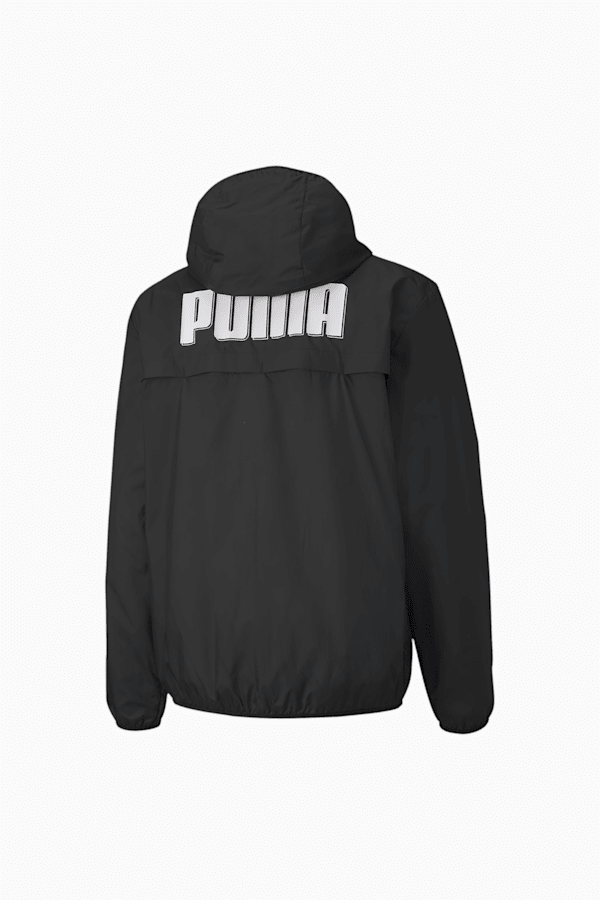 Essentials Rebel Men's Windbreaker, Puma Black, extralarge