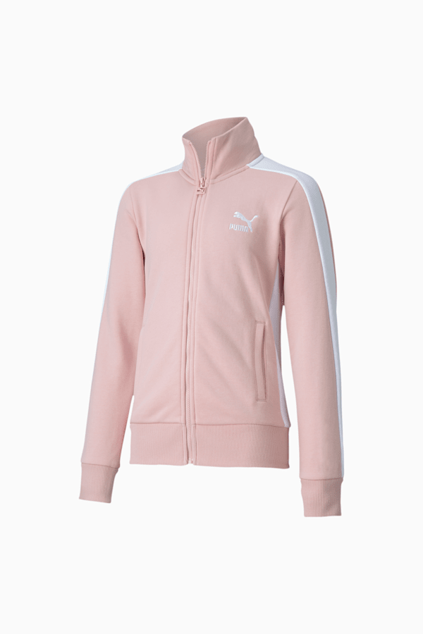 Classics T7 Girls' Track Jacket, Peachskin, extralarge