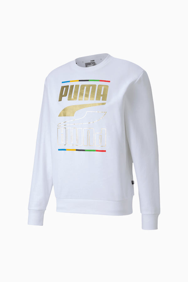 The Rebel Crew 5 Men's Continents Sweater, Puma White, extralarge-GBR