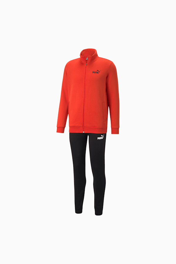 Clean Men's Tracksuit, Burnt Red, extralarge-GBR