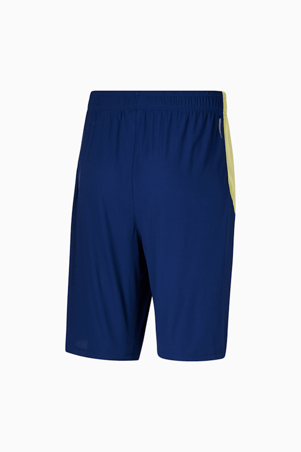 PUMA Cat Men's Training Shorts BT, Elektro Blue-Yellow Pear, extralarge