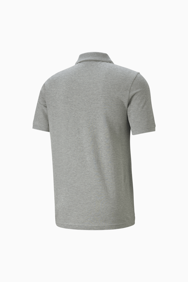 Essentials Pique Men's Polo Shirt, Medium Gray Heather, extralarge