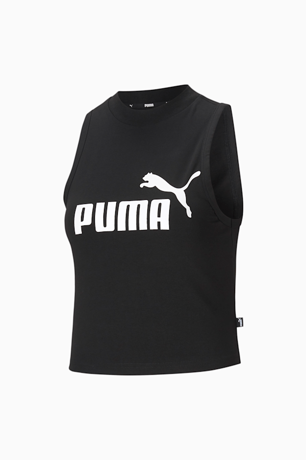 Essentials High Neck Women's Tank Top, Puma Black, extralarge