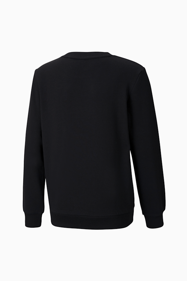 Essentials Big Logo Youth Sweatshirt, Puma Black, extralarge-GBR