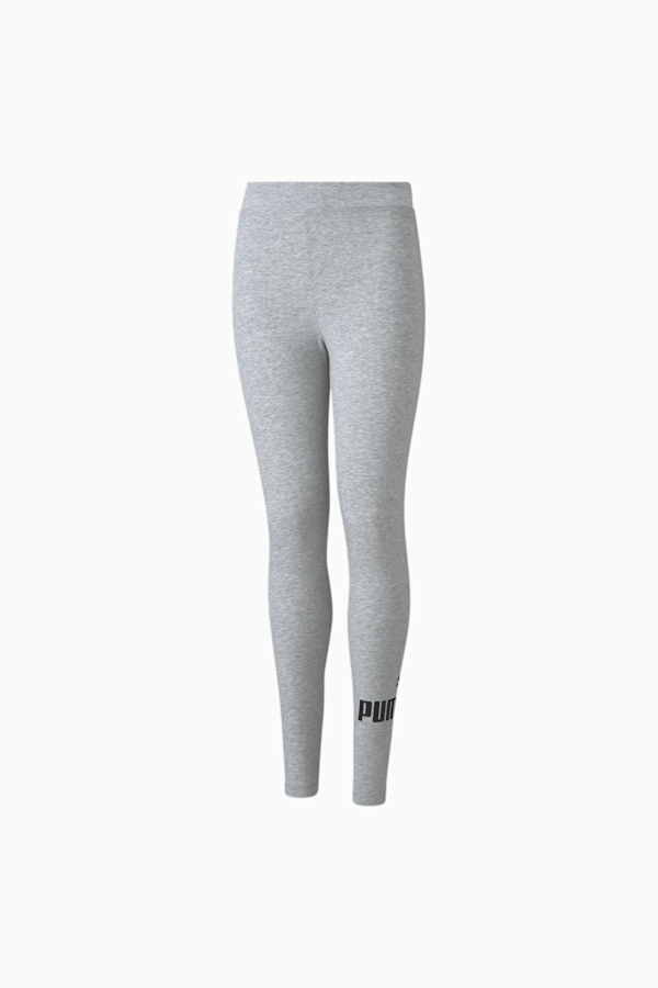 Essentials Logo Youth Leggings, Light Gray Heather, extralarge