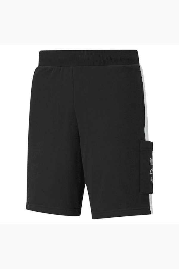 Rebel Men's Pocket Shorts, Puma Black, extralarge