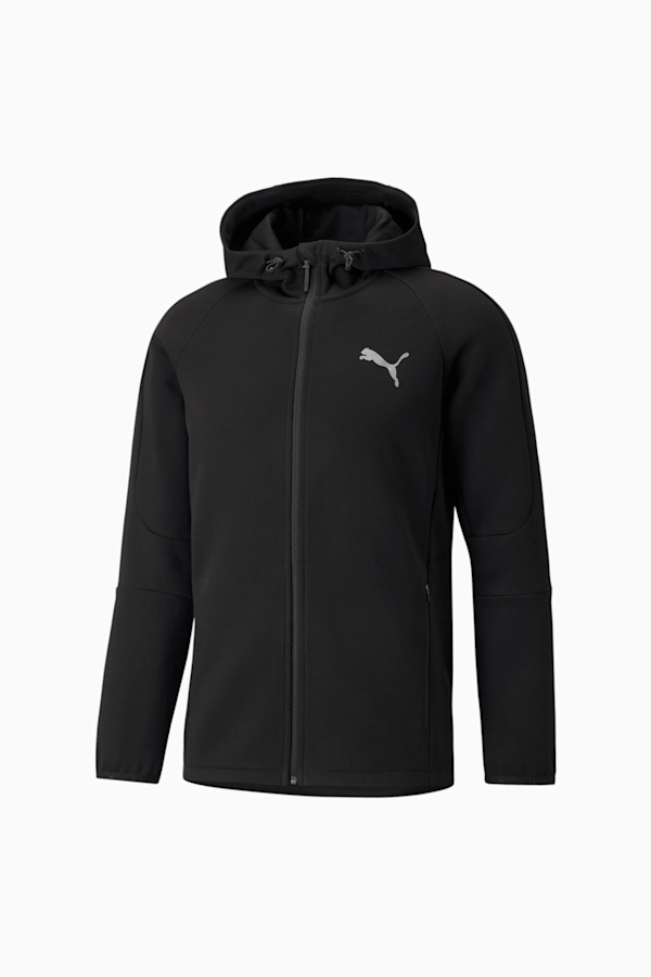 Puma black hoodie hotsell mens
