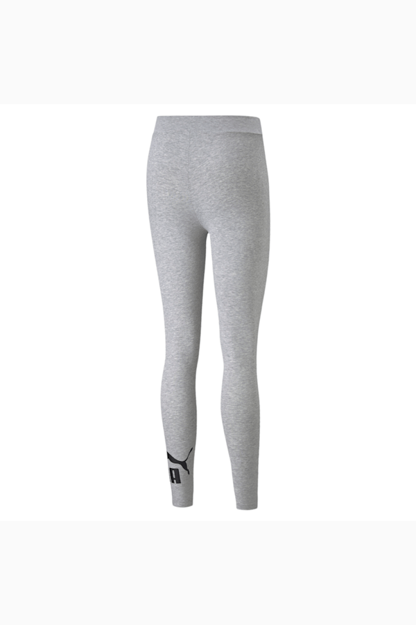 Puma Black & White Color-Block Sports Leggings