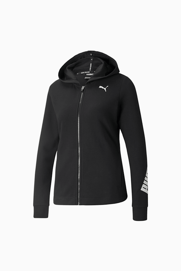 Womens puma zip up hoodie discount