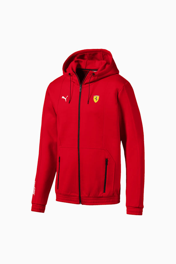 Scuderia Ferrari Men's Hooded Sweat Jacket | PUMA