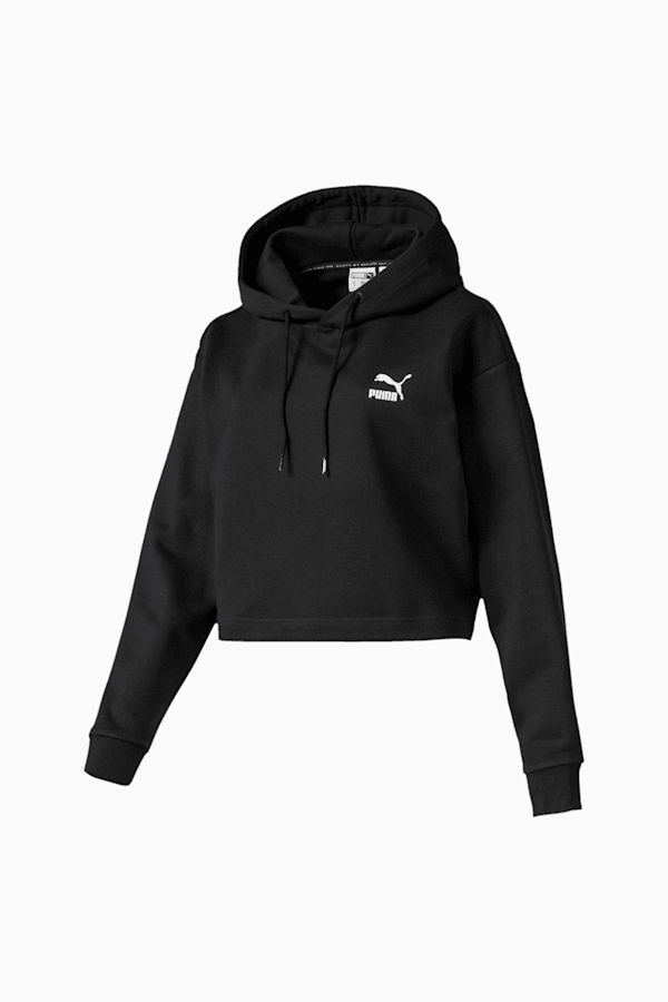 Puma women's outlet cropped hoodie