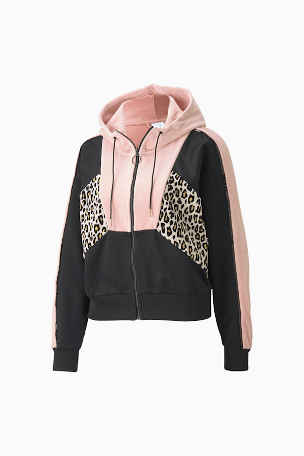 Pink on sale puma jacket