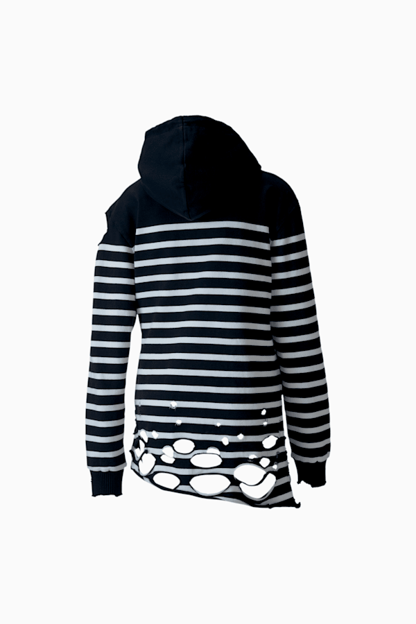 Puma striped hoodie clearance