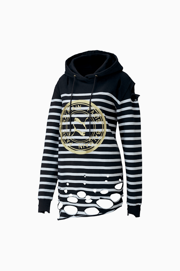 Puma deals striped hoodie