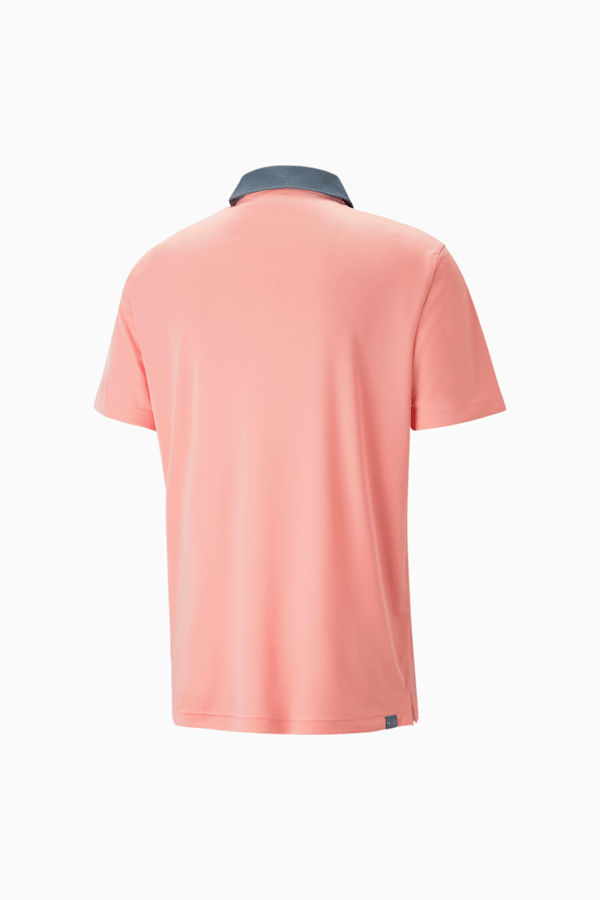 Gamer Men's Golf Polo Shirt, Flamingo Pink-Evening Sky, extralarge-GBR