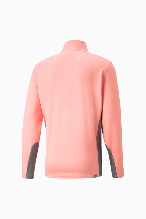Gamer Quarter-Zip Men's Golf Sweatshirt, Flamingo Pink-QUIET SHADE, extralarge-GBR
