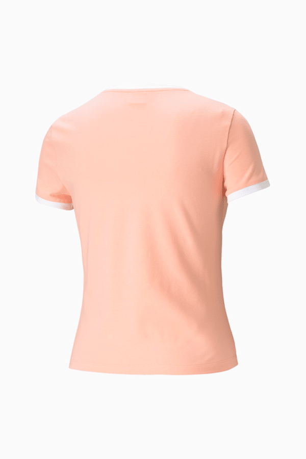 Classics Women's Fitted Tee, Apricot Blush, extralarge