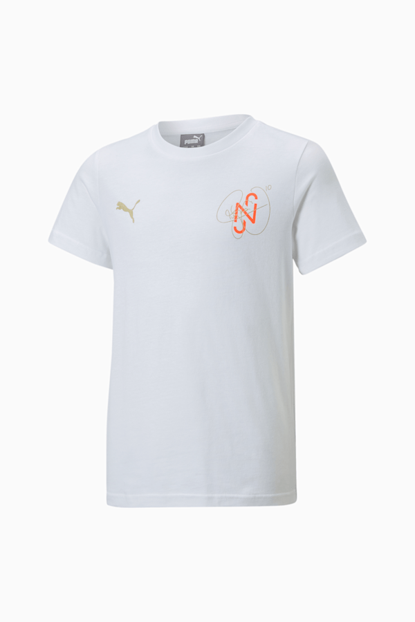 NEYMAR JR Dream Chaser Graphic Football Tee Youth, Puma White, extralarge