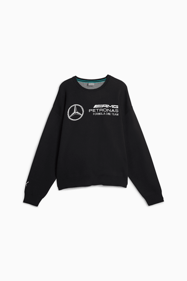 Mercedes-AMG PETRONAS Statement Men's Knitted Motorsport Sweater, PUMA Black, extralarge