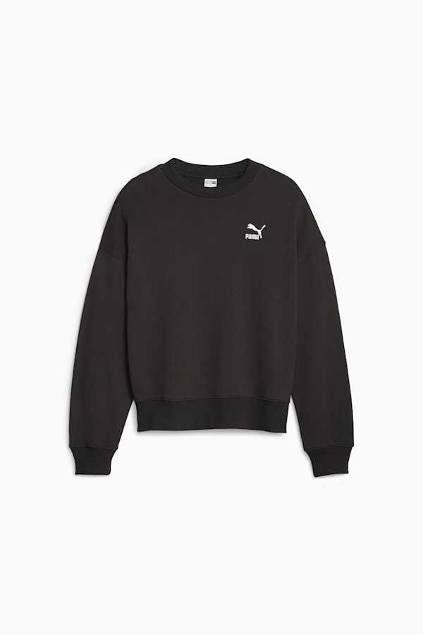 Luxury Oversized Sweatshirt - Black, oversized sweatshirt