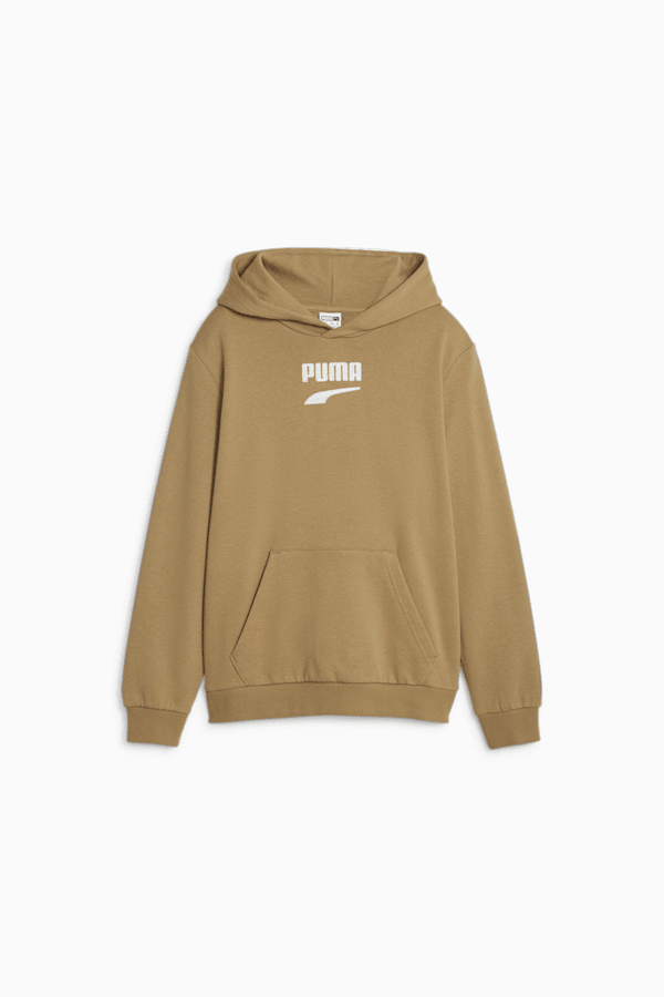 Downtown Boys' Logo Hoodie, Toasted, extralarge