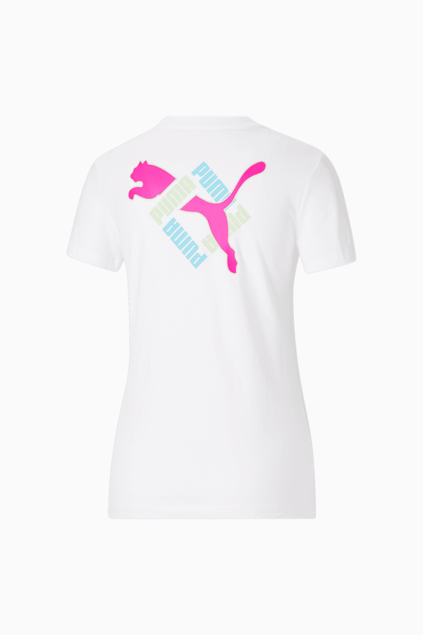 Classics Brighter Days Small Logo Women's Tee, PUMA White, extralarge