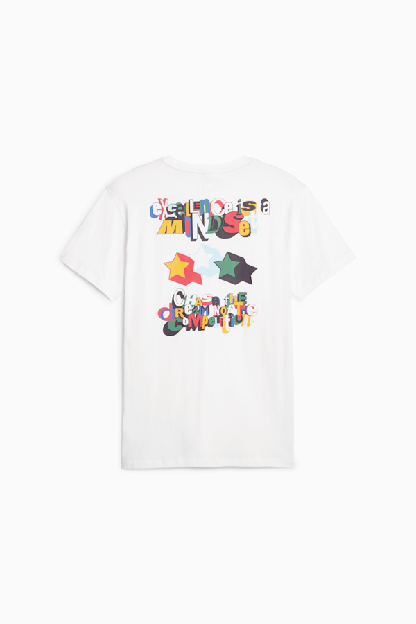 Trash Talk Men's Basketball Tee, PUMA White, extralarge