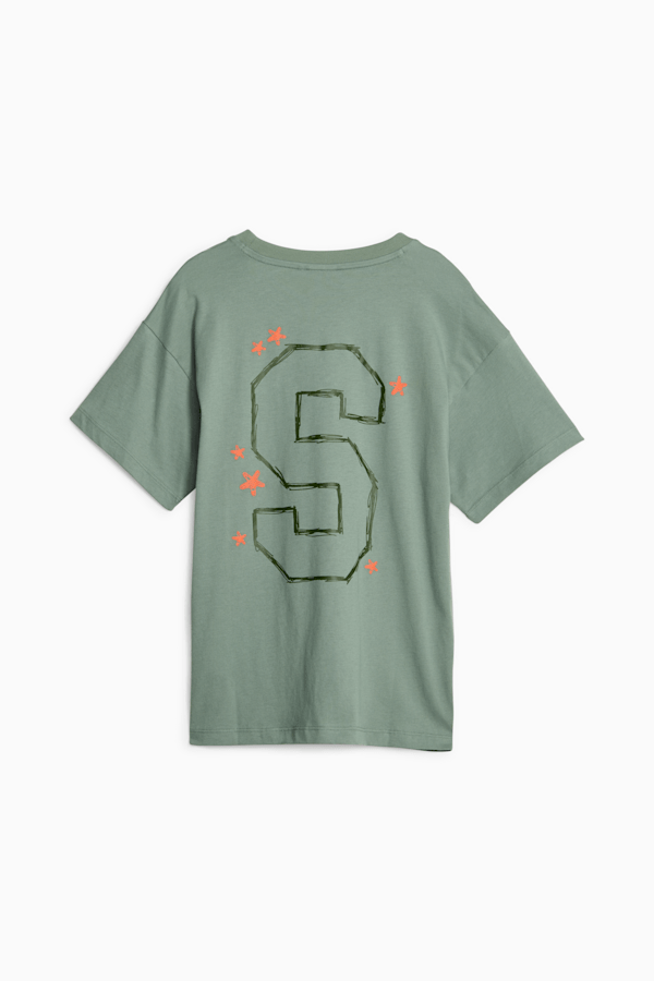 PUMA x SPONGEBOB SQUAREPANTS Kids' Graphic Tee, Eucalyptus, extralarge