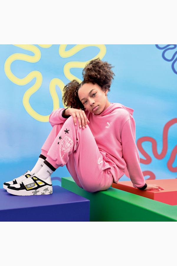 PUMA x SPONGEBOB SQUAREPANTS Kids' Sweatpants, Strawberry Burst, extralarge