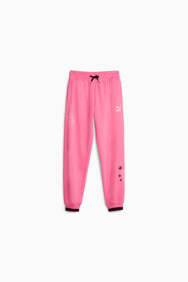 PUMA x SPONGEBOB SQUAREPANTS Kids' Sweatpants, Strawberry Burst, extralarge