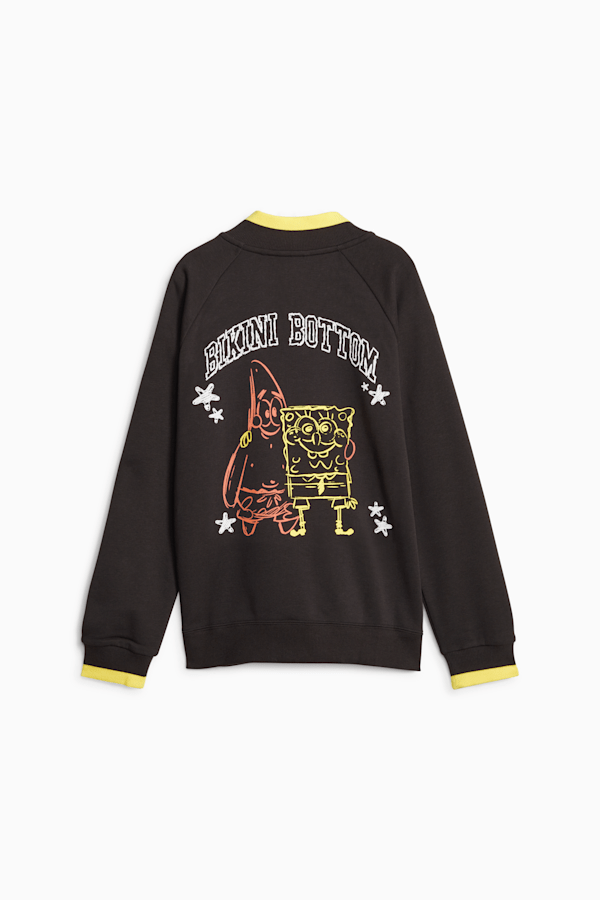 PUMA x SPONGEBOB SQUAREPANTS Kids' Jacket, PUMA Black, extralarge