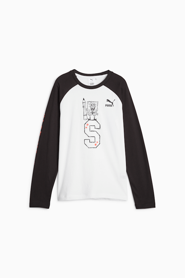 Boys white long sleeve top sales