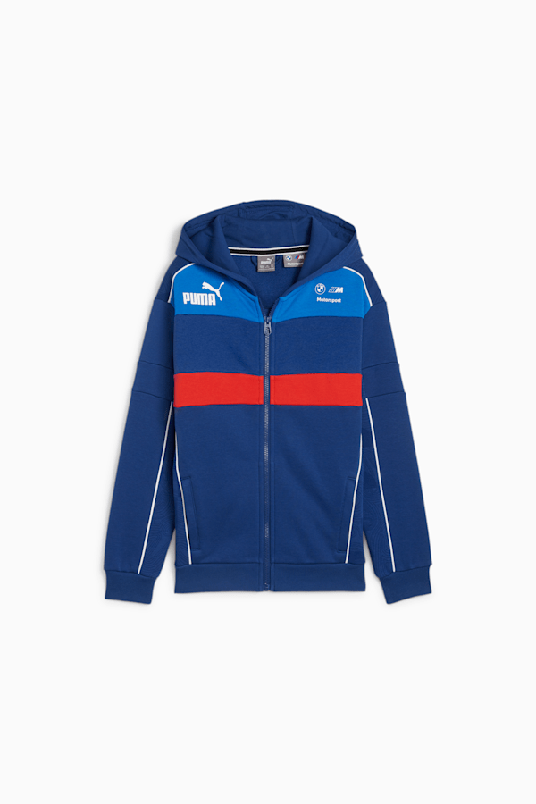 BMW M Motorsport SDS Youth Hooded Sweat Jacket, Pro Blue-M Color, extralarge-GBR