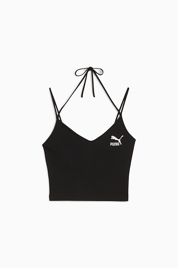 Womens Ribbed Crop Top