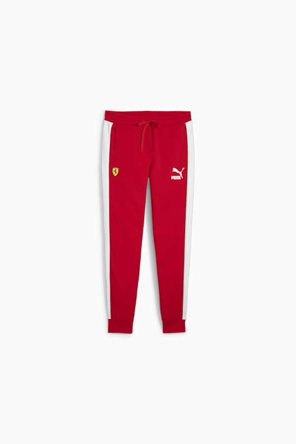 Scuderia Ferrari Race Iconic T7 Men's Motorsport Pants, Rosso Corsa, extralarge
