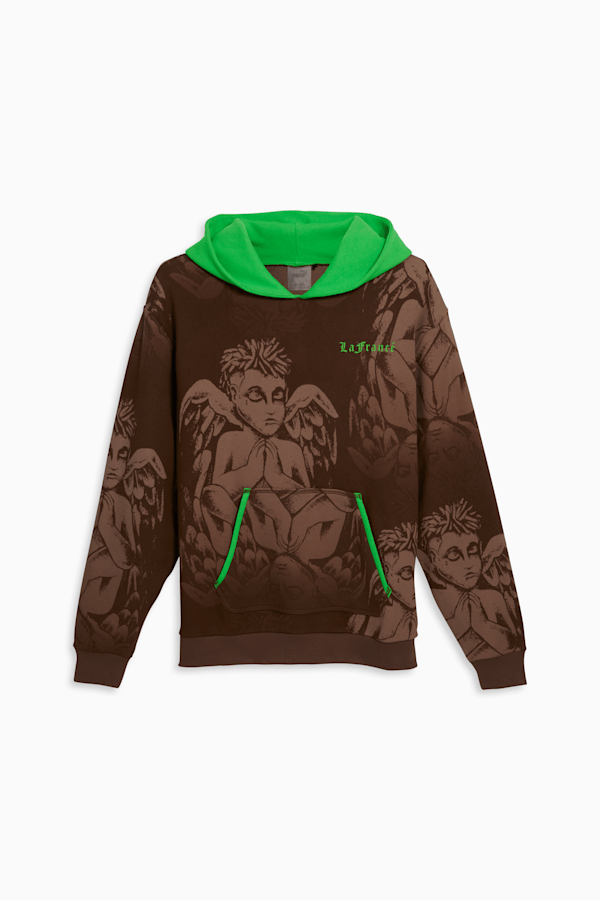PUMA x LAMELO BALL LaFrancé Hoodie, Chestnut Brown-PUMA Green, extralarge