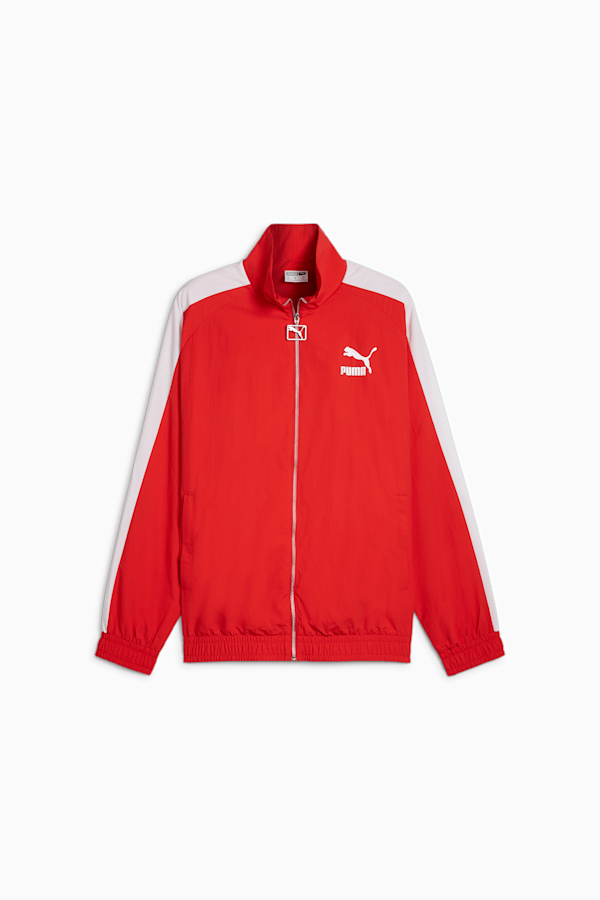 T7 Oversized Track Jacket Unisex, For All Time Red, extralarge