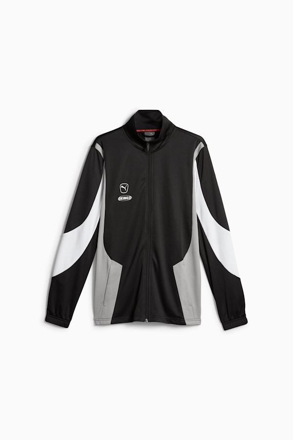 Veste de soccer KING Pro Homme, PUMA Black-Concrete Gray, extralarge