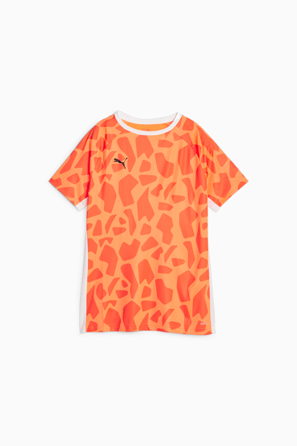 teamLIGA Women's Graphic Shirt, Ultra Orange, extralarge
