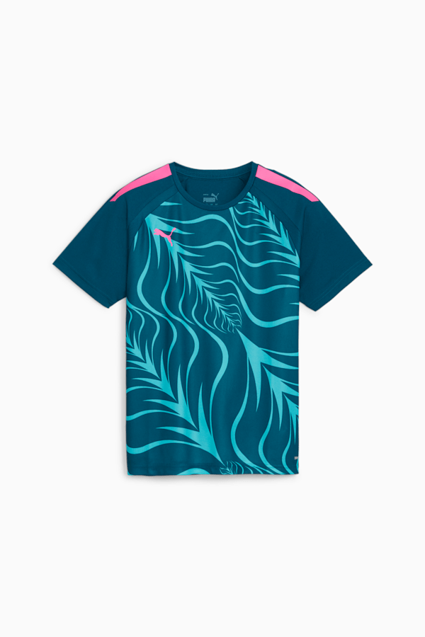 individualLIGA Graphic Football Jersey, Ocean Tropic-Poison Pink, extralarge-GBR