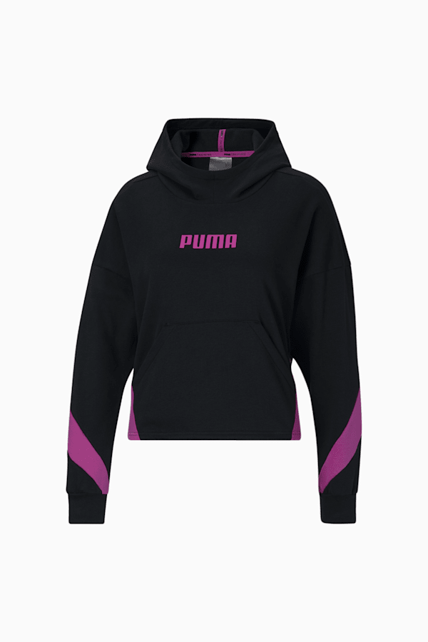 Puma Hoodie Womens XL Pink Extra Large Hooded Sweatshirt Pullover Cotton  Ladies