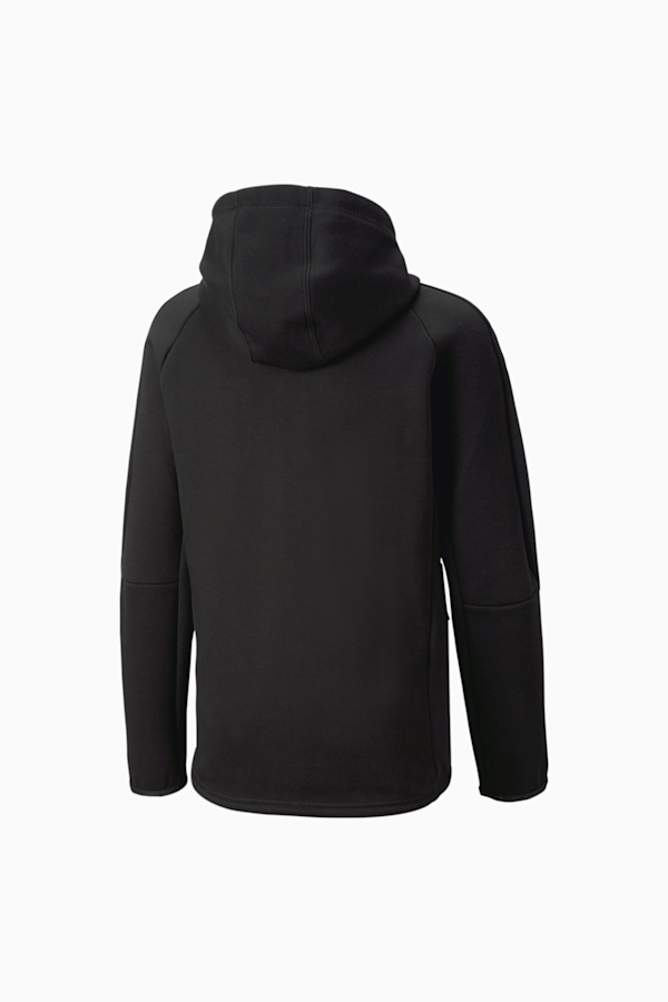 Recycled Content: Evostripe Full-Zip Hoodie Youth, PUMA Black, extralarge