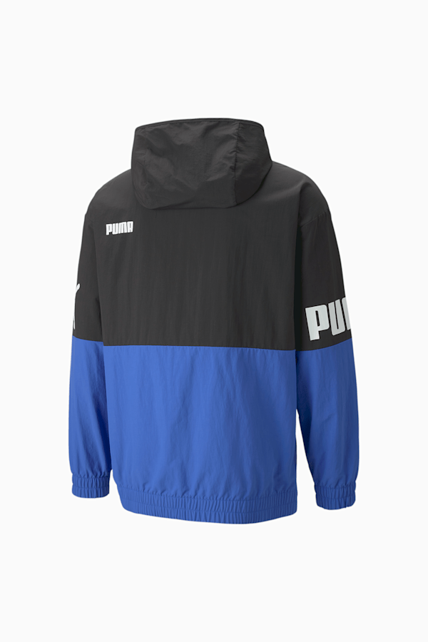 Power Cat Men's Windbreaker, Royal Sapphire, extralarge