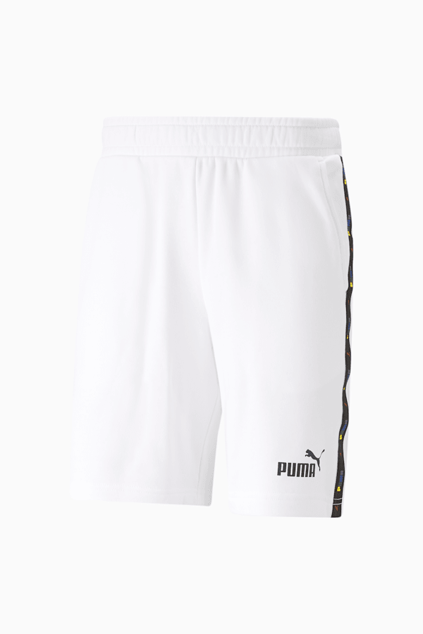 Short puma cheap blanc