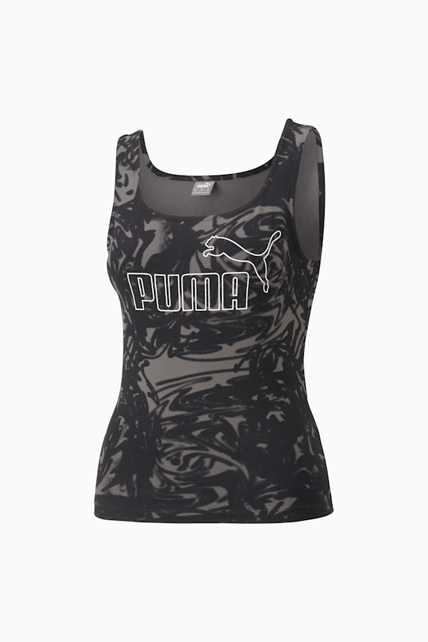 Débardeur imprimé PUMA POWER Femme, PUMA Black, extralarge